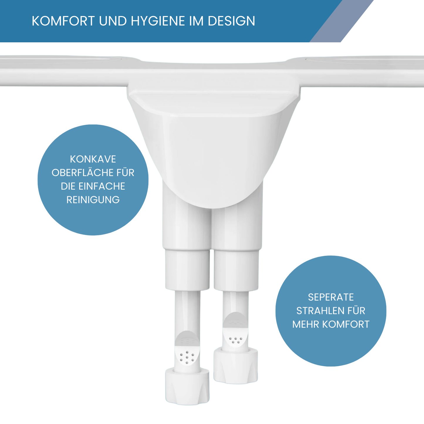 Bidet-Aufsatz von Samdora für alle WCs