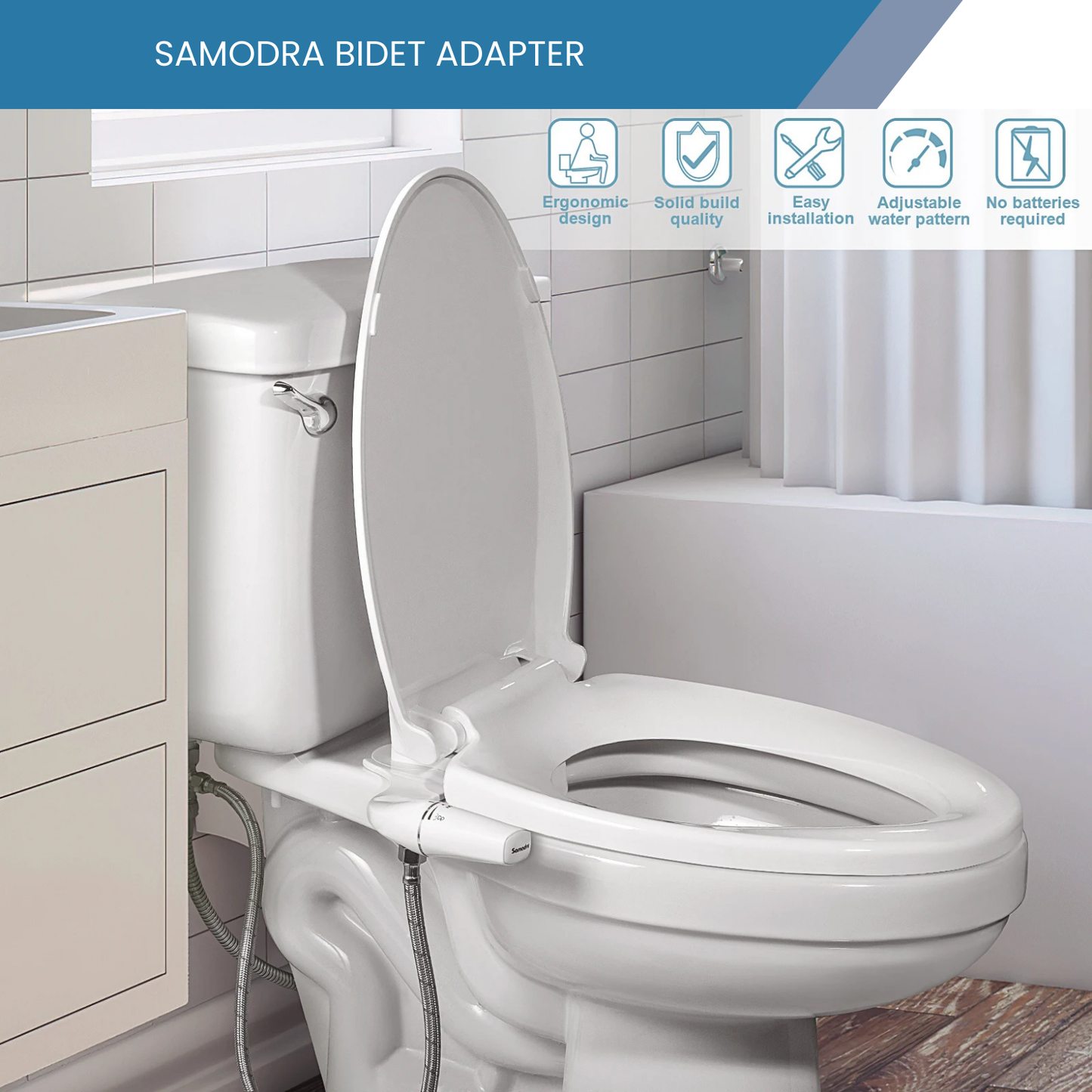 Bidet-Aufsatz von Samdora für alle WCs