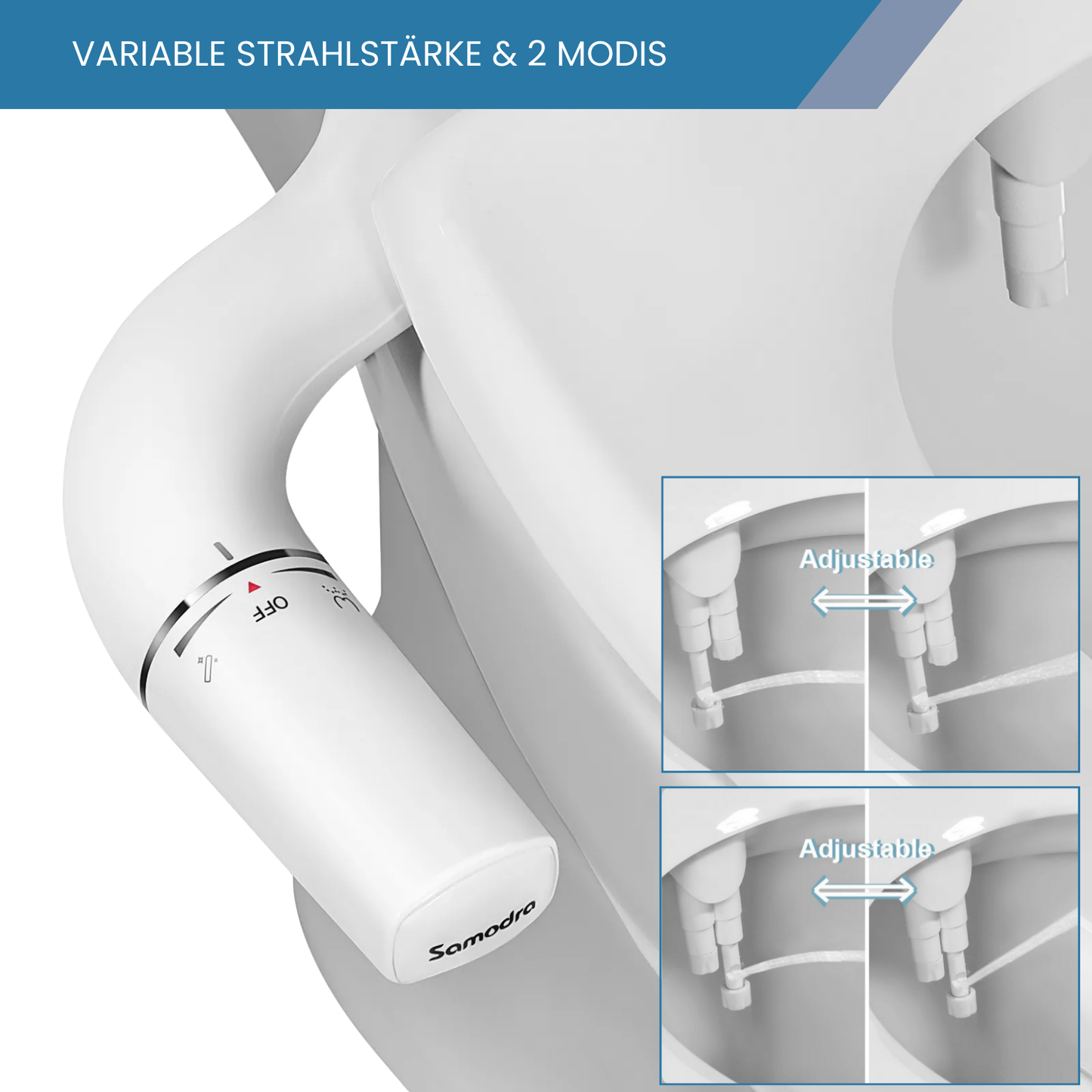 Bidet-Aufsatz von Samdora für alle WCs