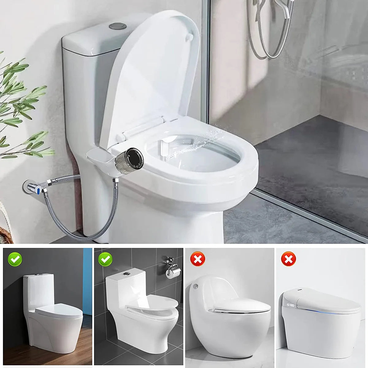 Bidet-Aufsatz  für alle WCs